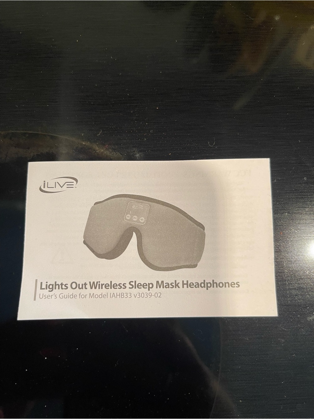 iLive Lights Out Wireless Sleep Mask Headphones